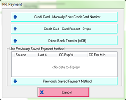 PPI Payment Screenshot